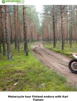 Motorcycle tour Finland enduro with Kari