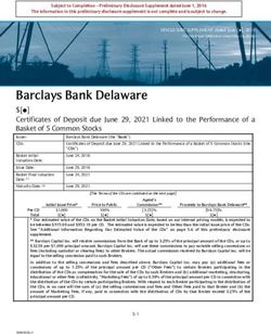 Barclays Bank Delaware - Certificates of Deposit due June 29, 2021 Linked to the Performance of a Basket of 5 Common Stocks Issuer: CDs: First Trust