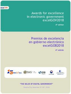 Awards for excellence in electronic government excelGOV2018 - 6th edition Premios de excelencia en gobierno electrónico excelGOB2018