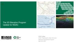 The 3D Elevation Program Update for NGAC - Vicki Lukas Chief, Topographic Data Services National Geospatial Program April 28, 2021 - Federal ...