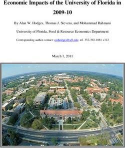 Economic Impacts of the University of Florida in 2009-10