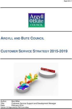 ARGYLL AND BUTE COUNCIL CUSTOMER SERVICE STRATEGY 2015-2019
