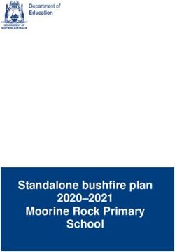 Standalone bushfire plan 2020-2021 Moorine Rock Primary School - Moorine Rock Primary ...