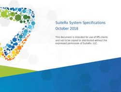 SuiteRx System Specifications October 2018