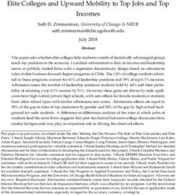 Elite Colleges and Upward Mobility to Top Jobs and Top Incomes - Faculty & Research