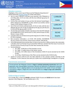 Philippines Coronavirus Disease 2019 (COVID-19) Situation Report #76 - ReliefWeb