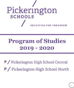 Program of Studies 2019 2020 - Pickerington Local Schools
