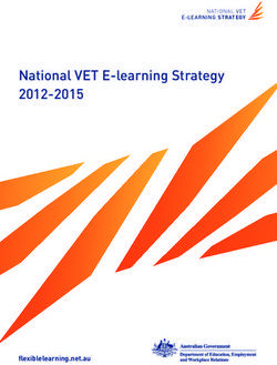 National VET E-learning Strategy 2012-2015 - flexiblelearning.net.au - NATIONAL VET E-LEARNING STRATEGY