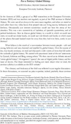 For a Fair(er) Global History - FUPRESS