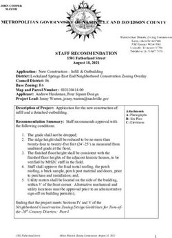 STAFF RECOMMENDATION - Nashville.gov