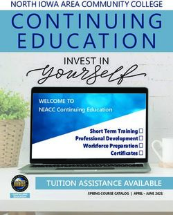 CONTINUING EDUCATION - North Iowa Area ...