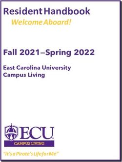 Resident Handbook Welcome Aboard! - Fall 2021-Spring 2022 - East ...