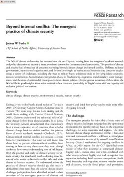 Beyond internal conflict: The emergent practice of climate security
