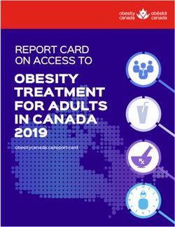 OBESITY TREATMENT FOR ADULTS IN CANADA 2019 - REPORT CARD ON ACCESS TO - obesitycanada.ca/report-card