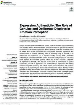 Expression Authenticity: The Role of Genuine and Deliberate Displays in Emotion Perception