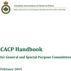 CACP Handbook for General and Special Purpose Committees February 2019