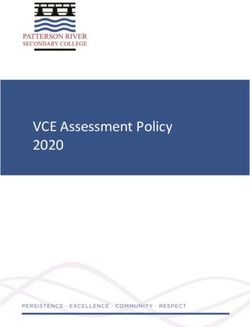 VCE Assessment Policy 2020 - Patterson River Secondary ...