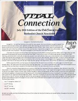 VITALVITALVITAL Connection - July 2018 Edition of