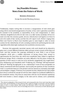 Im/Possible Prisons: News from the Future of Work