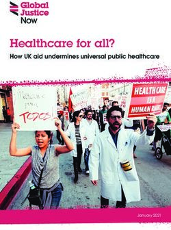 Healthcare for all? How UK aid undermines universal public healthcare - January 2021 - Global Justice Now
