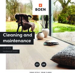 Cleaning and maintenance - Of BOEN hardwood floors - Boen Hardwood Flooring