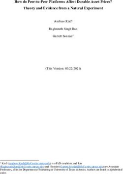 How do Peer-to-Peer Platforms Affect Durable Asset Prices? Theory and Evidence from a Natural Experiment - University Blog Service