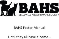 BAHS Foster Manual Until they all have a home - Belleville ...