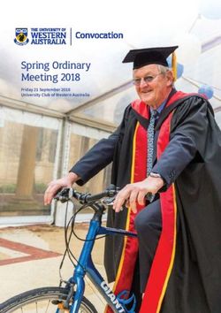 Spring Ordinary Meeting 2018 - Convocation of UWA Graduates