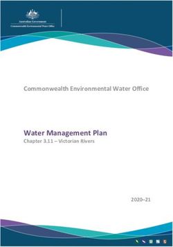 Water Management Plan - Chapter 3.11 - Victorian Rivers Commonwealth Environmental Water Office - Victorian ...