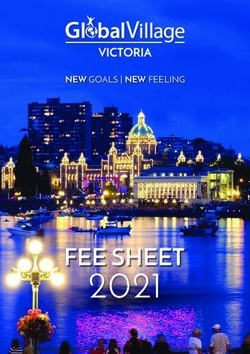 2021 FEE SHEET - NEW GOALS | NEW FEELING - Sprachenmarkt