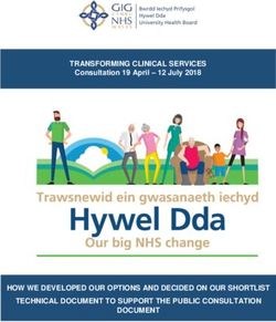 TRANSFORMING CLINICAL SERVICES - Consultation 19 April - 12 July 2018 - HOW WE DEVELOPED OUR OPTIONS AND DECIDED ON OUR SHORTLIST TECHNICAL ...