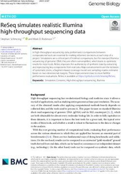 RESEQ SIMULATES REALISTIC ILLUMINA HIGH-THROUGHPUT SEQUENCING DATA