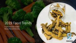 2019 Food Trends A view from the market. Resvey Research Services