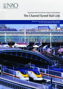 The Channel Tunnel Rail Link - National Audit Office