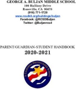 2020-2021 GEORGE A. BULJAN MIDDLE SCHOOL - PARENT/GUARDIAN-STUDENT HANDBOOK - Roseville City School ...