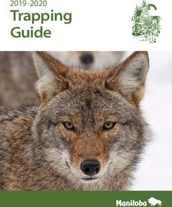 Trapping Guide 2019-2020 - Manitoba Trappers Association