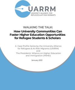 WALKING THE TALK: How University Communities Can Foster Higher Education Opportunities for Refugee Students & Scholars - Higher Ed Immigration Portal