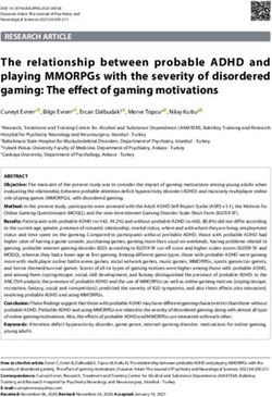 The relationship between probable ADHD and playing MMORPGs with the severity of disordered gaming: The effect of gaming motivations