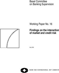 Findings on the interaction of market and credit risk - Basel Committee on Banking Supervision Working Paper No. 16