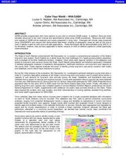 Color Your World - With SAS - LexJansen