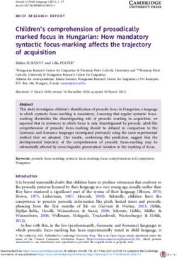 Children's comprehension of prosodically marked focus in Hungarian: How mandatory syntactic focus-marking affects the trajectory of acquisition
