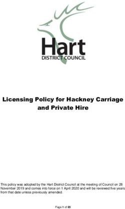 Licensing Policy for Hackney Carriage and Private Hire - Hart ...