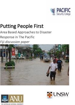 Putting People First Area Based Approaches to Disaster Response in The Pacific Fiji discussion paper - Area Based Approaches to Disaster ...