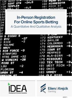 In-Person Registration For Online Sports Betting - A Quantitative And Qualitative Analysis - iDEA Growth