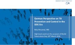 German Perspective on TB Prevention and Control in the SDG Era - Nita Perumal, RKI High-level event on the occasion of World Tuberculosis Day ...