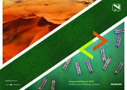 Integrated Report 2017 - NedNamibia Holdings Limited nedbank.com.na - Nedbank Namibia