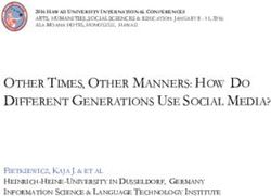 OTHER TIMES, OTHER MANNERS: HOW DO DIFFERENT GENERATIONS USE SOCIAL MEDIA?
