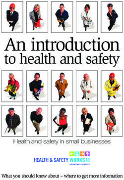 An Introduction To Health And Safety - Health And Safety In Small ...