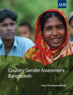 Country Gender Assessment Bangladesh - Asian ...