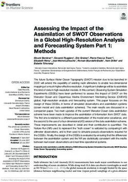 Assessing the Impact of the Assimilation of SWOT Observations in a Global High-Resolution Analysis and Forecasting System Part 1: Methods - Frontiers
